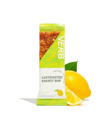 Verb Energy Lemon Caffeinated Snack Bars - 90 Calorie Low Sugar Vegan & Gluten Free Nutrition Bars with Organic Green Tea - 16 Count Pack - Buy Online on GoSupps.com