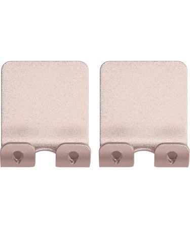 Buy kwmobile 2x Self-Adhesive Razor Holder Set - Wall Hook for Wet Razors - Versatile for Various Surfaces - Stylish Rose Gold Finish - Buy Online on GoSupps.com