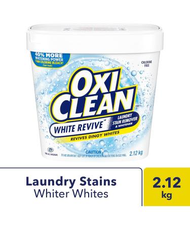 OxiClean White Revive Laundry Stain Remover Powder 2.12-kg Laundry Detergent - Buy Online on GoSupps.com