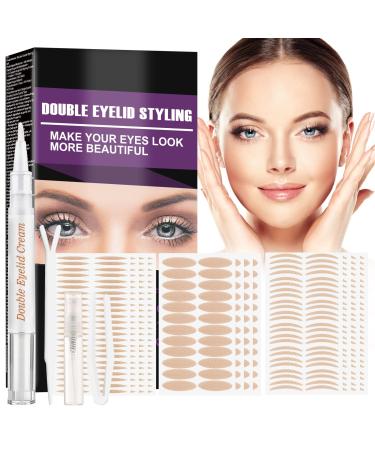 Eyelid Tape, Breathable and Waterproof Eyelid Lifter Strips, Invisible Lids by Design Double Eyelid Strips with Fork Rods and Tweezers for Droopy, Uneven, Hooded Eyes original