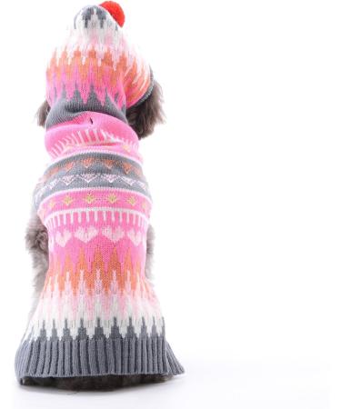 Buy Hrttsy Christmas Dog Sweater | Winter Warm Pullover for Small & Medium Dogs | Cozy Pet Hoodie Costume - Buy Online on GoSupps.com