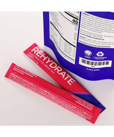 AdvoCare Rehydrate - Electrolyte Drink Mix - Includes Magnesium Sodium Potassium & Calcium - Antioxidant & Amino Acid Fortified - Hydration & Recovery - Fruit Punch 15 Stick Packs (6.3 oz) - Buy Online on GoSupps.com