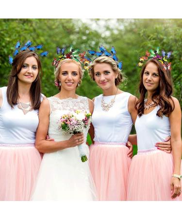 Frcolor Butterfly Hair Ripe | Glitter Butterfly Headband for Women | Decorative Bride & Party Hair Band | Perfect for Costumes & Tea Parties - International Shipping Available - Buy Online on GoSupps.com