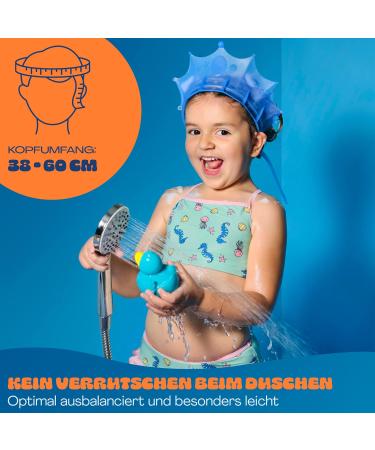 RizzoCrew Children's Shower Hood | No Tears Hair Washing | Safe & Fun Hair Wash Protection - Buy Online on GoSupps.com