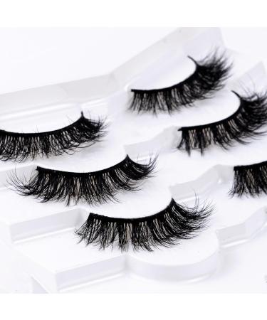 Shop 7 Pair Multipack Wispy Cat Eye False Eyelashes | Fluffy Faux Mink Lash Extensions for Natural Volume - Buy Online on GoSupps.com