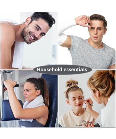 10 Pieces Hair Ties for Men & Women | Metal Hair Ropes Zigzag Bands & Black Wave Headbands for Outdoor Sports - Buy Online on GoSupps.com