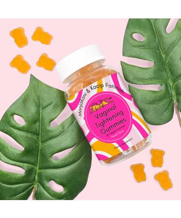 Vaginal Tightening Gummies - 2 Month Supply | V Tight | 60 Vegan Vitamins for Vaginal Health & pH Balance (Peach Flavor - Buy Online on GoSupps.com