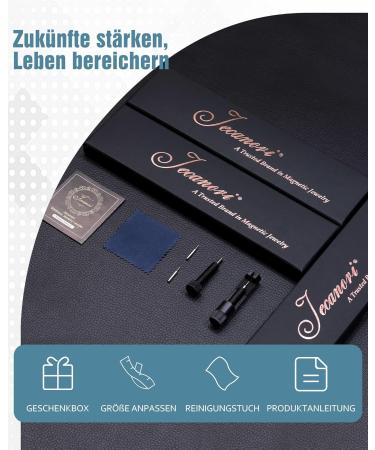 JECANORI Women s Titanium Steel Magnetic Bracelet - Ultra Strong 3500 Gauss - Health & Wellness Crystal Blue Magnetic Jewelry - Buy Online on GoSupps.com