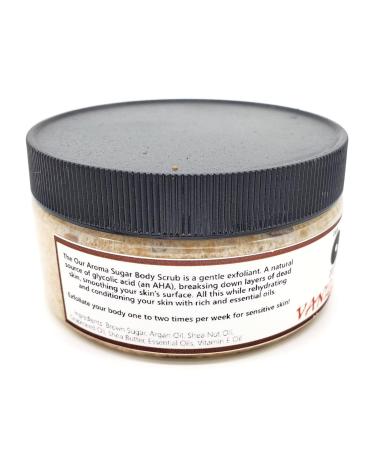 All Natural Vanilla Body Scrub 8 Ounce - Exfoliating Moisturizing & Vegan Friendly | Shop Internationally - Buy Online on GoSupps.com