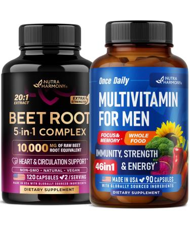 NUTRAHARMONY Beet Root & Multivitamin for Men Capsules