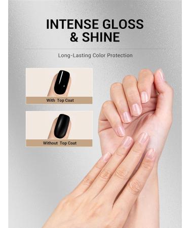 MelodySusie Gel Top Coat 15ml - No Wipe Glossy Finish Long Lasting for DIY & Nail Salon | Best Gel for Clear & Acrylic Nails - International Shipping Available - Buy Online on GoSupps.com