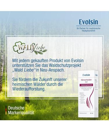 Evolsin Hemorrhoid Gel Relieve Burning Pain & Itching | Anti-Inflammatory Medical Device for Hemorrhoids & Anal Fissures - Ships Internationally - Buy Online on GoSupps.com