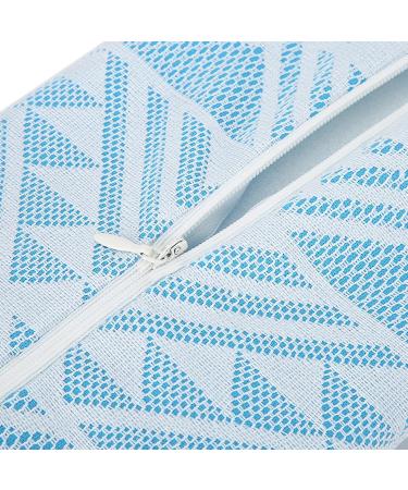 Nail Art Rest Pillow Nail Art Hand Pillow Comfortable Experience Unique Design for Home Woman Beauty Salon Manicure Store(Blue geometry) - Buy Online on GoSupps.com