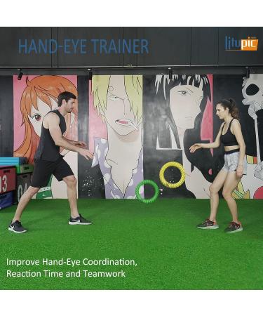 Bouncy Sports Hoops: Hand Eye Coordination & Reaction Speed Training Tool - Yellow - Buy Online on GoSupps.com