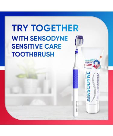Sensodyne Sensitivity & Gum Sensitive Toothpaste 3.4oz (Pack of 4) - Gingivitis Treatment for Sensitive Teeth, Clean & Fresh - Buy Online on GoSupps.com