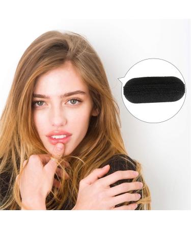 11-Piece Women's Sponge Hair Bump Up Inserts & Clips for DIY Hairstyles - Black/Brown - Buy Online on GoSupps.com