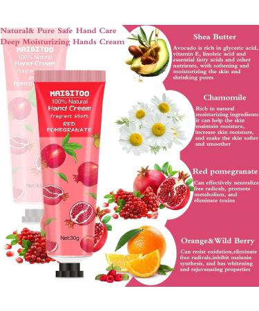 ZHHGOO 12 x Mini Hand Cream Set Hand Cream Set Moisturizing Repair Hand Cream Gift Idea Hand Cream Travel Size Hand Cream for Christmas Valentine's Day Beauty and Fragrance - Buy Online on GoSupps.com