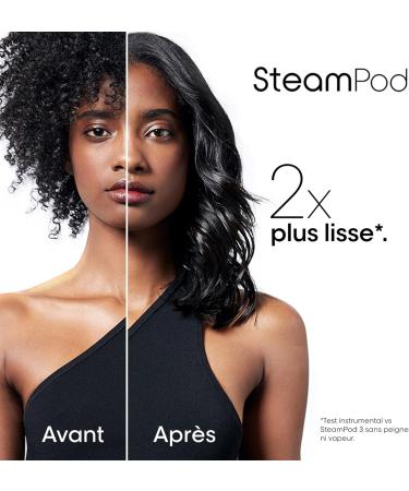 Steampod 3 Professional 2-in-1 Straightener: Smoothing & Wavy Ceramic Straightener with Steam Technology Suitable for All Hair - Buy Online on GoSupps.com