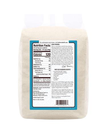 Bob's Red Mill Organic Unbleached White All-Purpose Flour 48 oz - Pack of 4 - Buy Online on GoSupps.com