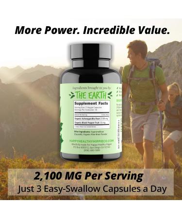 Happy Healthy Hippie Fungi Fuel Mushroom Coffee & Organic Ashwagandha Capsules - Buy Online on GoSupps.com