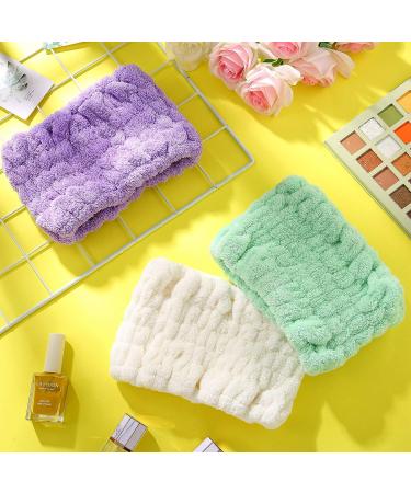6 Pack Extra Wide 5 Inch Microfiber Headband Set for Thick and Curly Hair - Spa Facial Headbands in 6 Colors - Buy Online on GoSupps.com