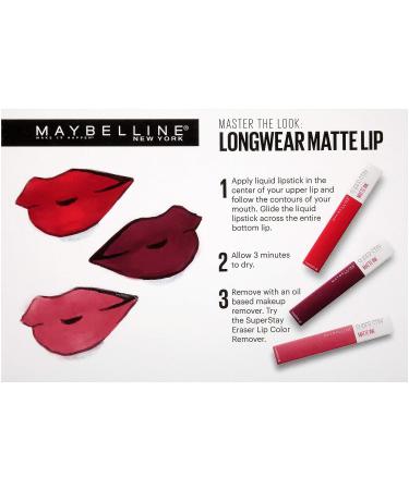Maybelline Superstay Matte Ink Liquid Lipstick 3 Piece Gift Set - Long Lasting Matte Lip Color Kit, 0.17 Fl Oz (Pack of 3) - Buy Online on GoSupps.com