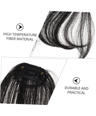 minkissy Piece French Bangs Clip Flat Neat Air Bangs Clip in Bangs Fake Hair Clip in Hair Extensions Hair Wispy Bangs Curtain Bangs Clip in De Natural Hair Bun Gradient Woman Extension Cord medium Natural Color - Buy Online on GoSupps.com