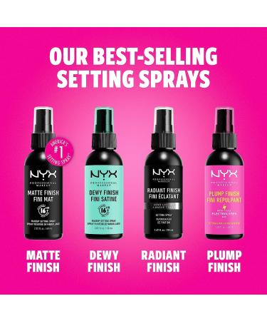 NYX Professional Makeup Setting Spray - Long Lasting Vegan Formula - Radiant Finish - 60 ml - Buy Online on GoSupps.com