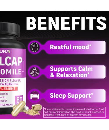 CIVIMUNA Skullcap Capsules with Skullcap Chamomile Lemon Balm and More - 120 Capsules for 4 Months Supply (Pack of 2) - Buy Online on GoSupps.com
