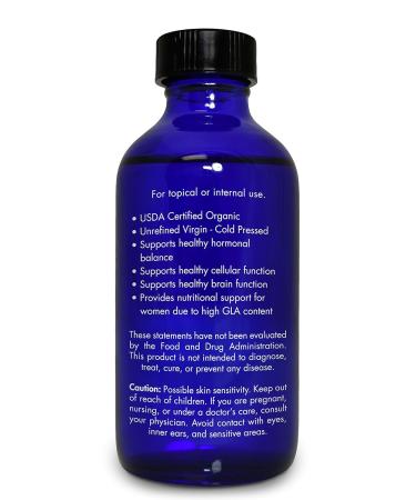 Organic Evening Primrose Oil for Pregnancy - 100% Pure & Natural | Zongle Therapeutics 4 OZ - International Shipping - Buy Online on GoSupps.com