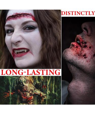 Scar Wax SFX Makeup Kit - Coagulated Blood Gel Spatula & Sponge for Halloween Special Effects | Perfect for Cosplay Stage & Festival Makeup - Buy Online on GoSupps.com