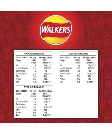 Walkers Crisp Classic Variety 25g (30 Pack) - Buy Online on GoSupps.com