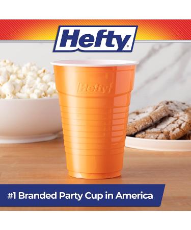 Hefty Party On Disposable Plastic Cups - 16 oz - 100 Count - Assorted Colors - Pack of 1 - Buy Online on GoSupps.com