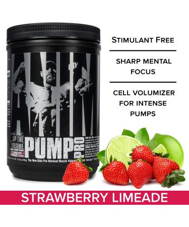 Universal Nutrition Animal Pump Pro Non-Stim Pre-Workout - Strawberry Lemonade (15.5 oz) | Boost Energy & Performance - Buy Online on GoSupps.com
