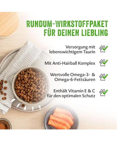 Shop Mera Cats Salmon 2kg - Grain-Free Dry Food for Adult Cats | High Meat Content & Sustainable Cat Food - Buy Online on GoSupps.com