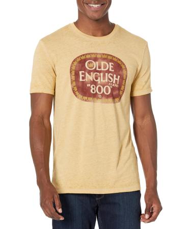 Lucky Brand Men's Olde English 800 Tee S Honey Mustard