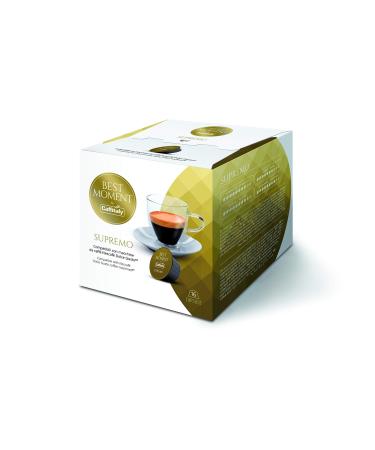 Best Moment Capsules by Caffitaly, Dolce Gusto Compatible Coffee Pods, (48 Servings, Pack of 3, Total 48 Capsules). Made in Italy. (Supremo 48 caps)