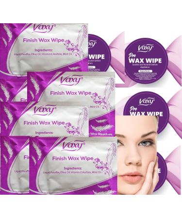 Pre & Post Wax Wipes Soothe and Nourish Skin Before and After Body Waxing. 20 Wipes  - Buy Online on GoSupps.com