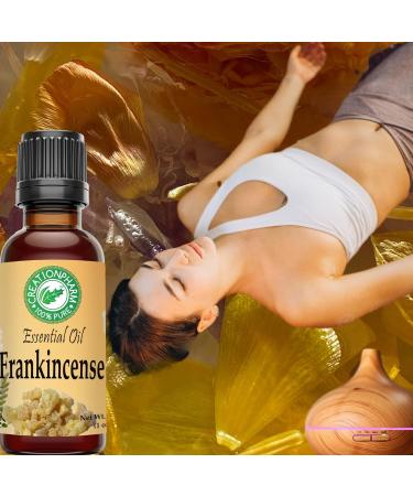 Frankincense Essential Oil 30ml - 100% Pure Therapeutic Grade for Meditation & Aromatherapy | Creation Pharm Olibanum - Buy Online on GoSupps.com