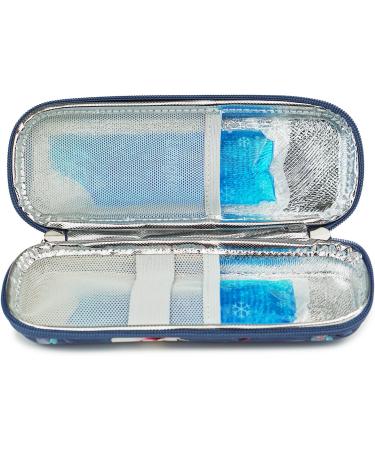 Onegenug Insulin Cooling Bag - Portable Eva Hardshell Case for Insulin Pens & Diabetic Accessories | 2 Cooling Packs Included - Buy Online on GoSupps.com