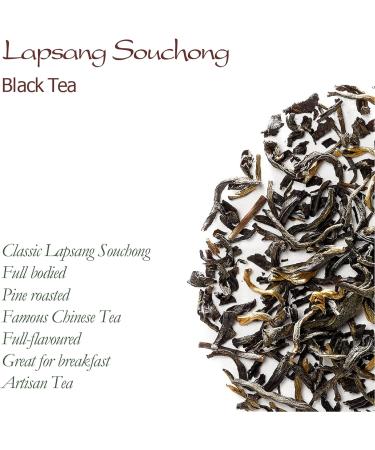 Lapsang Souchong Tarry Black Tea - Lap Sang Smokey Tea From Wuyi Mountains - Lightly Smoked 50g Lapsang Souchong 50 g - Buy Online on GoSupps.com
