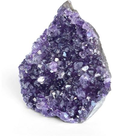 Large Amethyst Crystal Rock 1.5-2 lb Raw Cluster from Uruguay Quartz Geode - Deep Purple Project (600-900g) - Buy Online on GoSupps.com