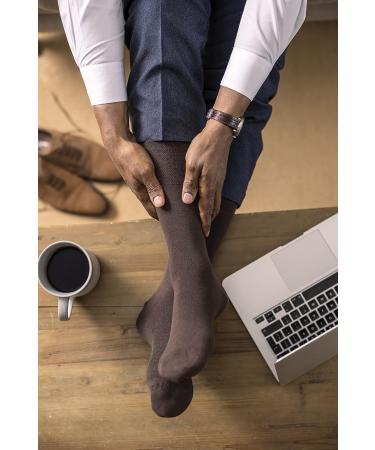 IOMI 6 Pack Men's Non-Binding Diabetic Socks 7-12 Black - Extra Wide Top, Thin & Comfortable - Buy Online on GoSupps.com
