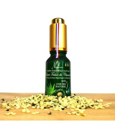 NATURARE - Organic French Hemp Treasure Elixir - Plant Hemp Seed Oil - Sensitive skin serum Regeneration - 1fl.oz 30mL - Buy Online on GoSupps.com