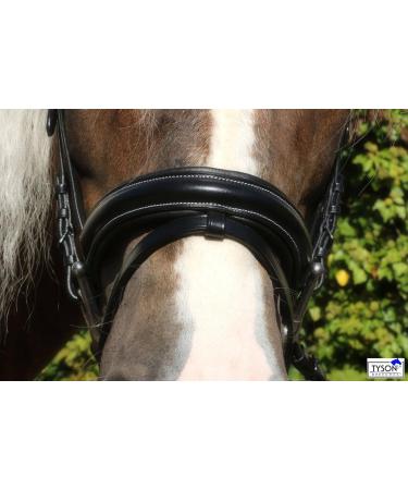 Shop Bridle Brilon X Noseband - Full Coldblood Extra Large Black Soft Leather | Tysons XX Full - International Shipping Available - Buy Online on GoSupps.com