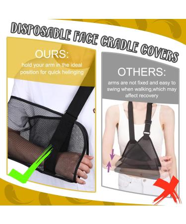 Adjustable Shoulder Immobilizer 2 Piece Mesh Arm Sling for Shower | Lightweight Breathable Rotator Cuff Support Brace - Buy Online on GoSupps.com