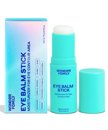 Korean Under Eye Balm Stick - Hydrating Eye Cream for Dark Circles and Puffiness Wrinkles and Fine Lines - Lightweight Alternative to Serum - Moisturizing Korean Skin Care with Niacinamide Vitamin E