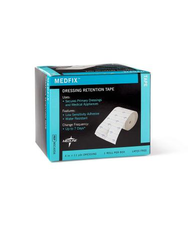 Medline MedFix Dressing Retention Tape 4 x 11 yd - Secures Primary Dressings & Medical Appliances - Buy Online on GoSupps.com