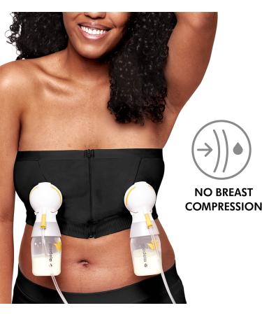 Medela Hands-Free Pumping Bustier - Easy Expressing Pumping Bra - Black - Buy Online on GoSupps.com