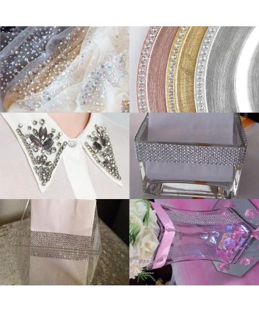 Gartful Clear Rhinestone Stickers - 2790 PCS Round Gem Sticker for Crafts, Scrapbooking, DIY, Wedding Decor - 4 Sizes (3/4/5/6mm) - Buy Online on GoSupps.com